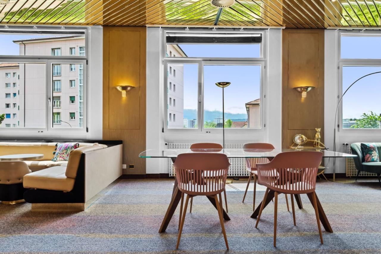 Becozy Au Parc Retro Edition Self-Check-In Rooms & Studios Fribourg Ngoại thất bức ảnh
