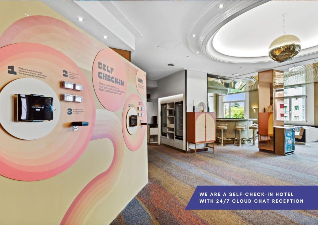 Becozy Au Parc Retro Edition Self-Check-In Rooms & Studios Fribourg Ngoại thất bức ảnh